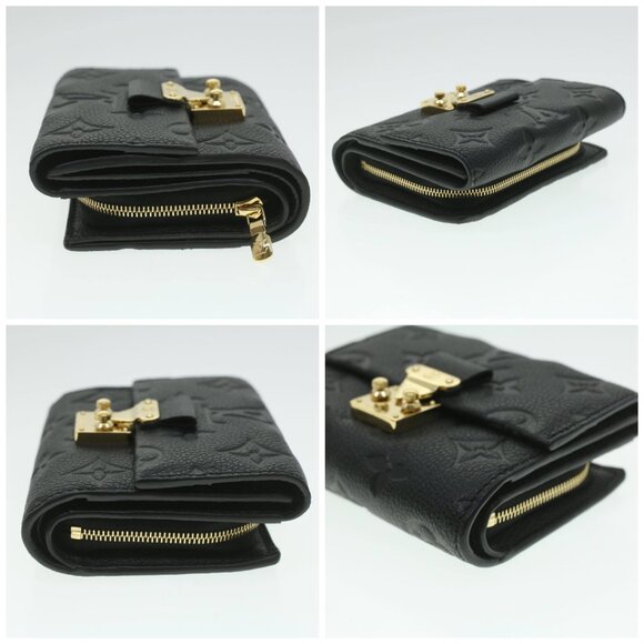 LOUIS VUITTON Empreinte Porte Feuille Metis Compact Wallet Noir M80880 LV 37826S - Picture 13 of 14